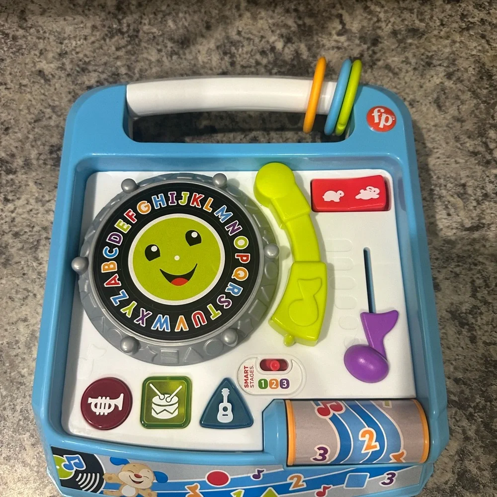 Dj Remix Record Player & Video Game Controller Fisher Price Toys